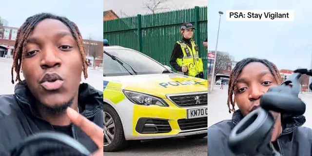 VIDEO: UK-based Nigerian man foils daylight robbery in Middlesbrough, retrieves stolen headphone