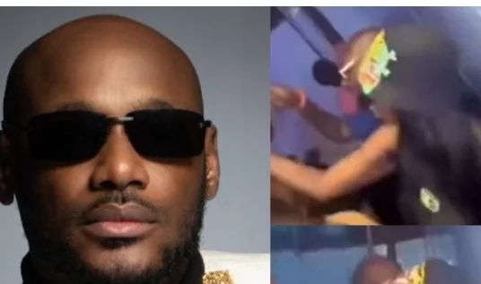 VIDEO: Tuface and his fiancee Hon. Natasha Osawaru reportedly storm club to celebrate engagement