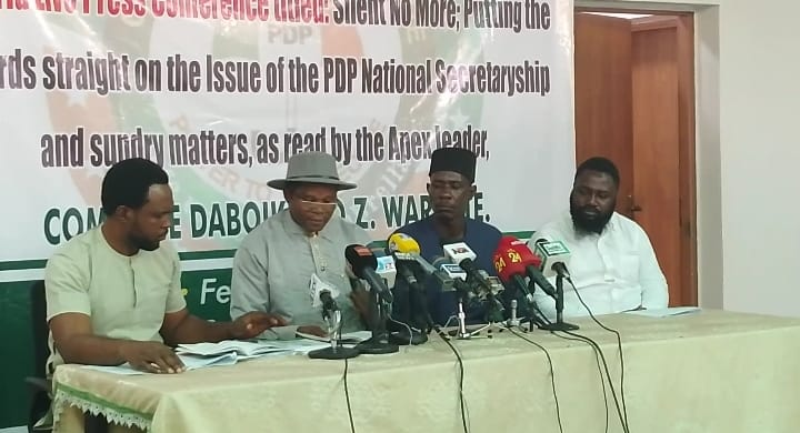 PDP National Secretary Crisis: Group lays strong allegation against Ugochinyere, Wabara, others