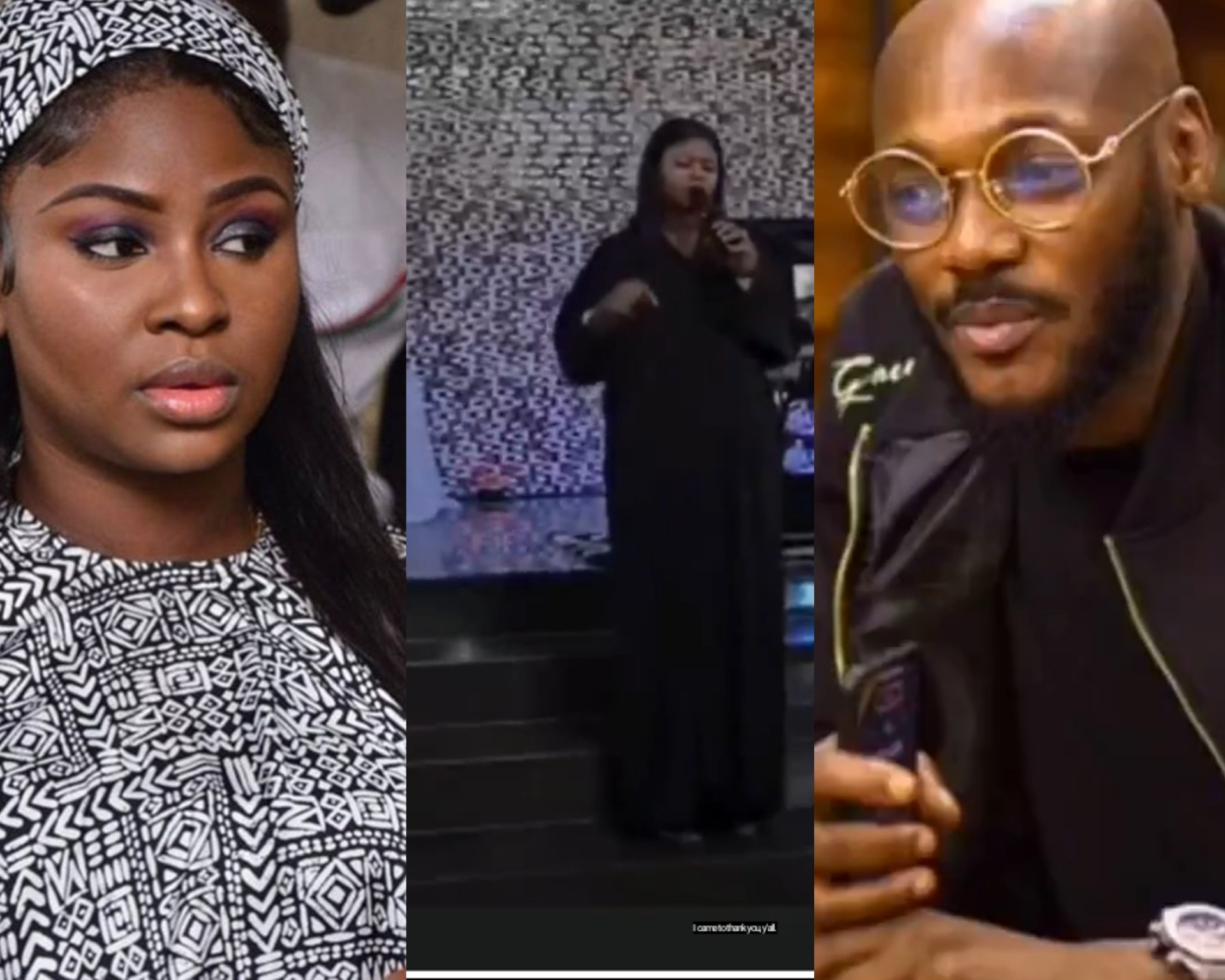 VIDEO: 2Face girlfrien, Natasha Osawaru goes spiritual - See what she was caught doing