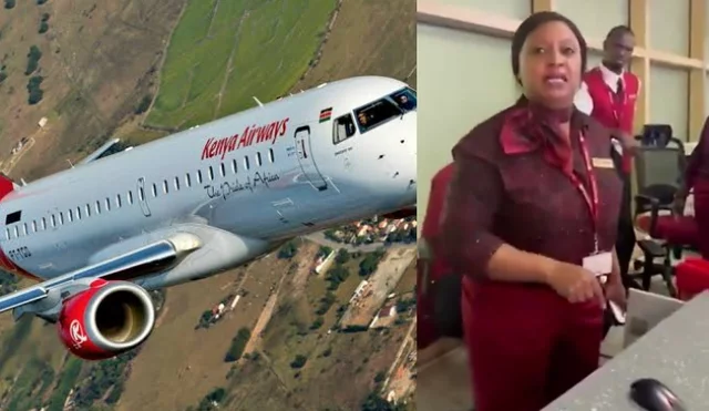 VIDEO: What Kenya Airways staff said about Nigeria president will surprise you