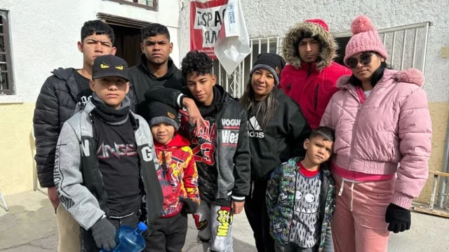 Family of ten stranded after trekking to US border in hopes of being granted asylum