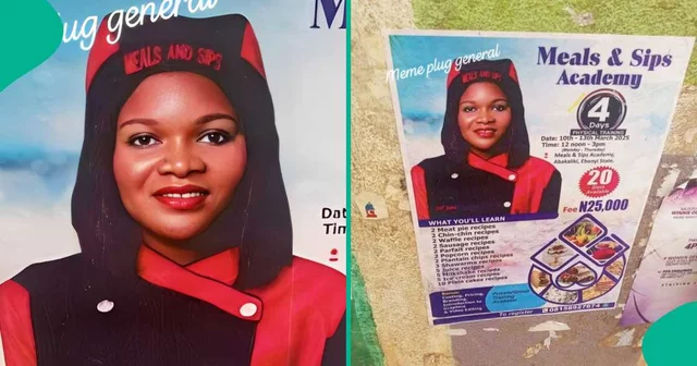 "I Even Think Say She Die at 20" - Ebonyi lady cause confusion with her business poster