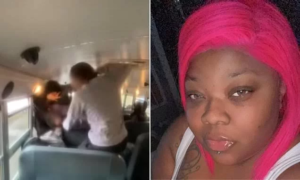 Angry mother boards school bus to brutally BEAT son’s 14-year-old ‘bully’
