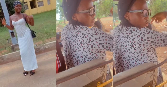 VIDEO: Lady ragɘs over boyfriend’s constant complaints about her mode of dressing