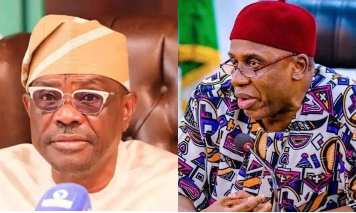 Amaechi can’t stay out power, joined Atiku, El-Rufai because he’s hungry – Wike