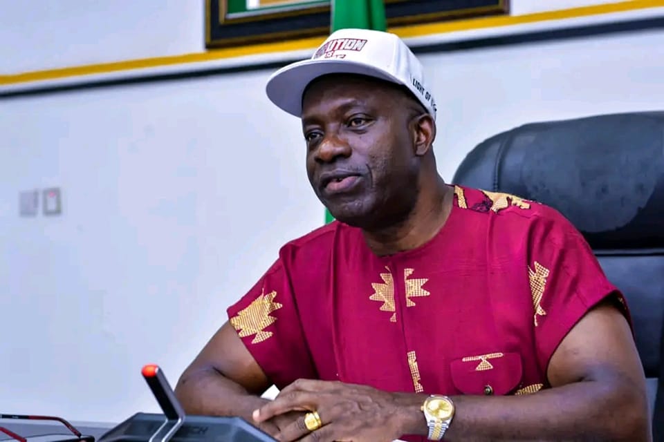 Anambra guber: See what Soludo was seen doing moment after INEC declared him winner [VIDEO]