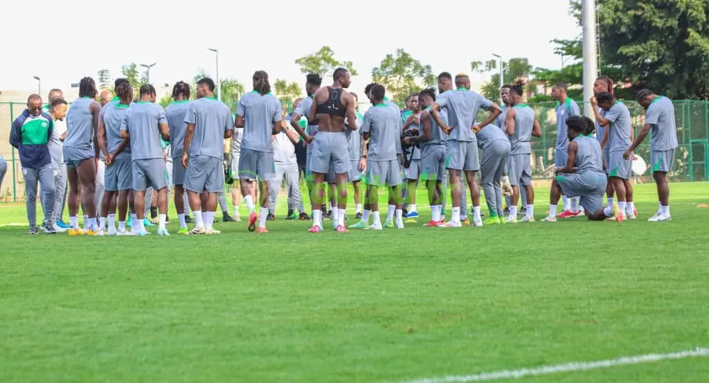AFCON 2025: Super Eagles train behind closed doors ahead Tunisia battle 