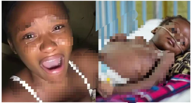 “I’m in pain, my 2-year-old daughter tested positive” – Woman cries out