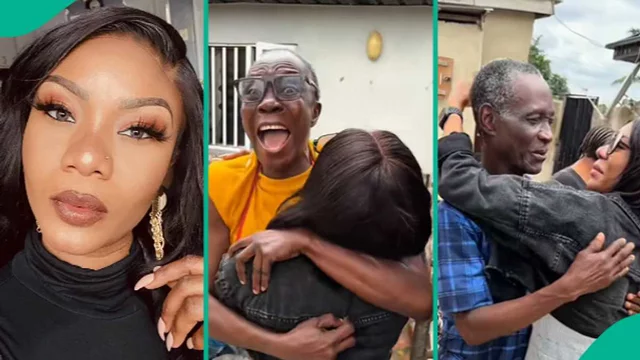 VIDEO: What her family did as Nigerian lady returns from overseas after 10 Years