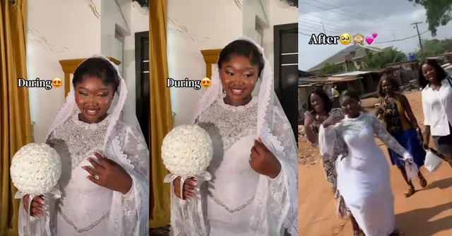 VIDEO: Lady who canceled wedding after discovering groom is married with 3 children, what her friends did will shock you