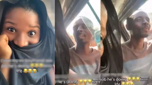 VIDEO: “This life” – Lady is left stunned after finding out her ex-boyfriend’s surprising new job