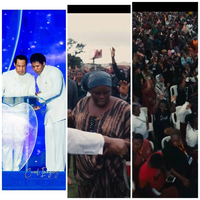 VIDEO: See what Pastor Chris Oyakhilome’s son was doing at a massive crusade emerge