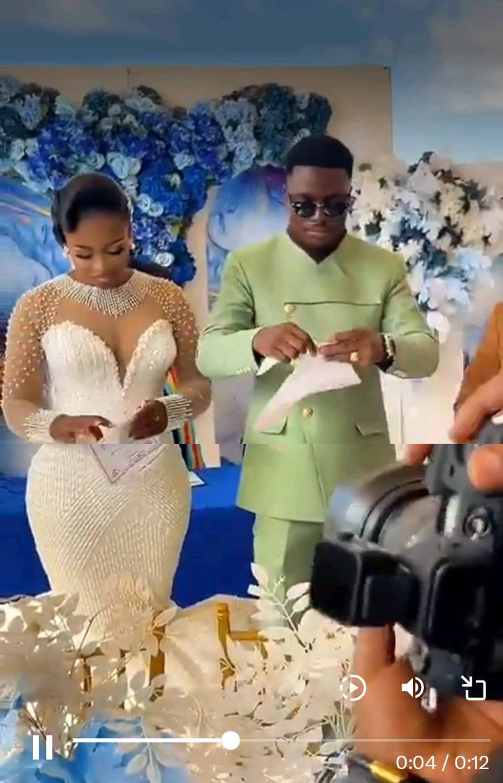 VIDEO: Couple tear their marriage certificate on wedding day, their reason will shock you
