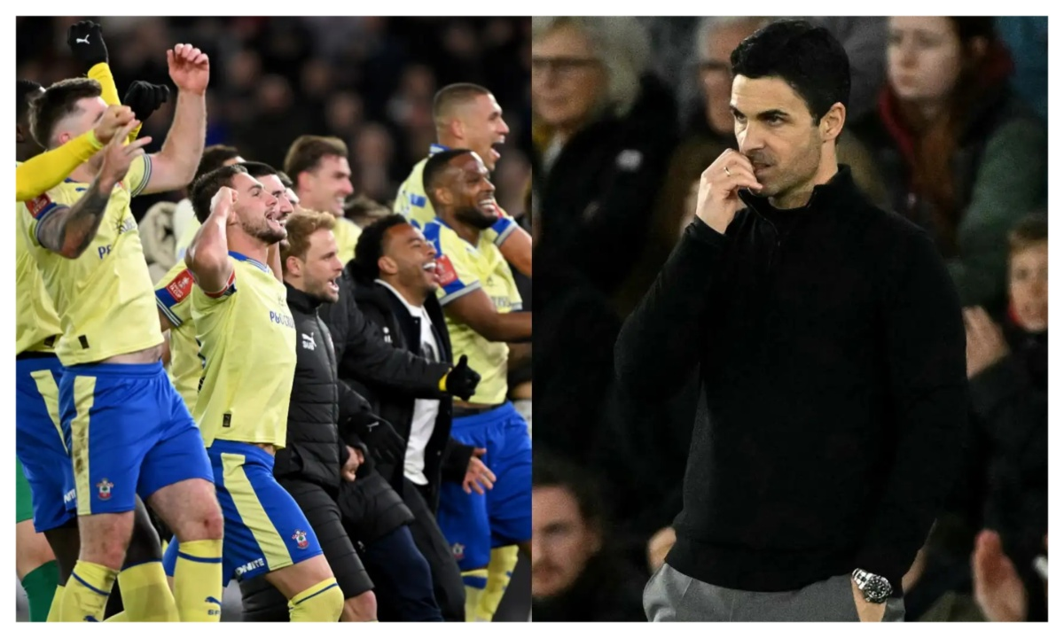 FA Cup: ‘Enjoy your quadruple’ – Southampton mock Arsenal after knocking Gunners out