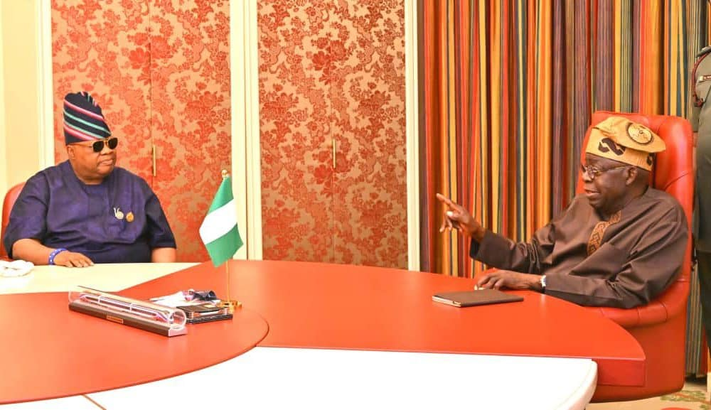 Tinubu meets Adeleke, reveals what the Osun governor must do next