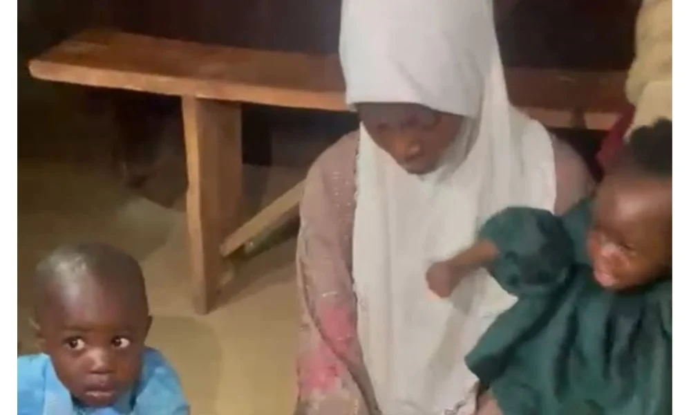 Woman and children rescued after being found wandering in Osogbo
